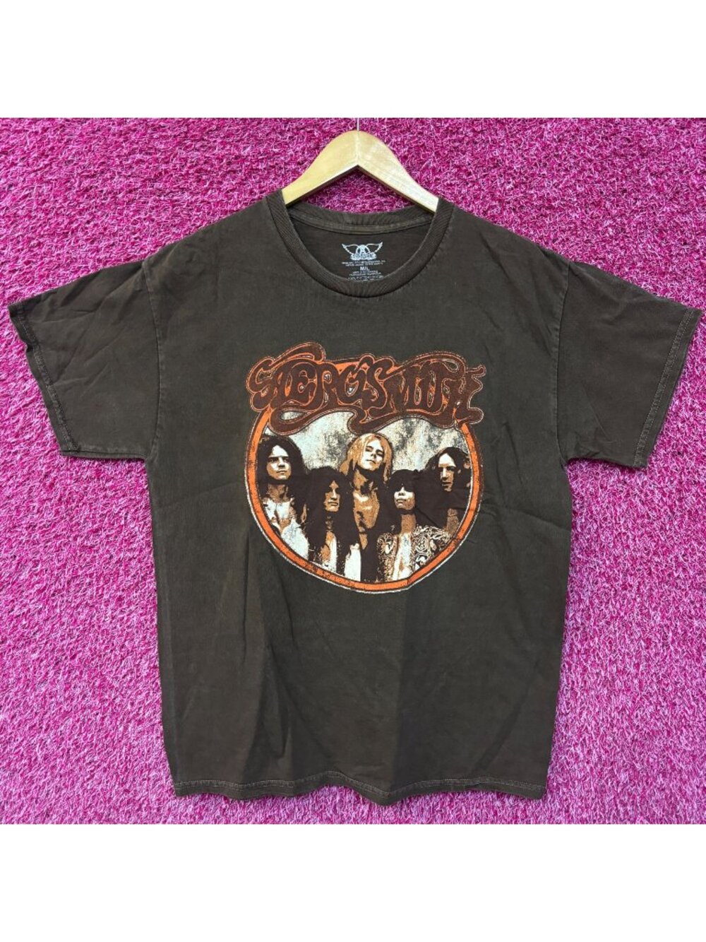 Aerosmith Portrait rock Tshirt size M/L